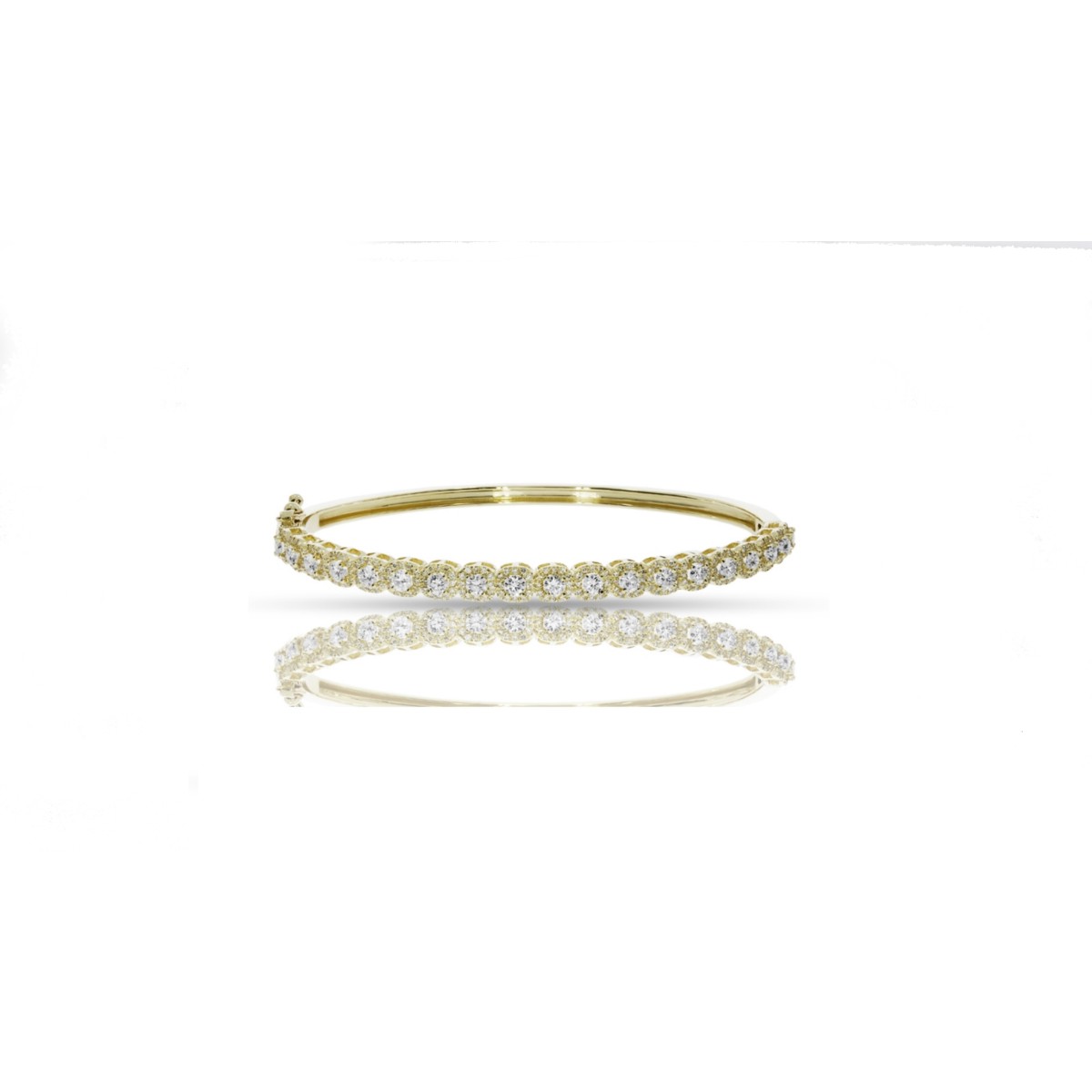 1.85 Carat Diamond Bangle Bracelet Gems and The City