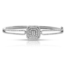 1.50 Carat Diamond Bangle Bracelet Noble Tradition