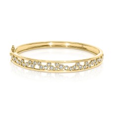 2 Carat Diamond Bangle Bracelet Aurora