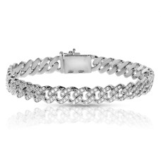 2.50 Carat Diamond Men's Cuban Bracelet Big City Life