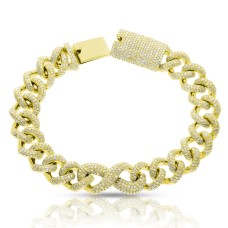 8 Carat Diamond Men's Bracelet Wild West