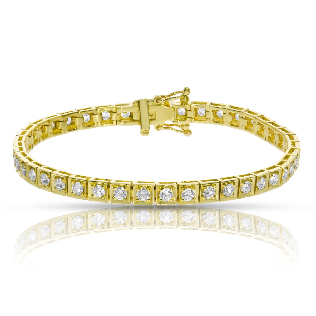 3 Carat Diamond Tennis Bracelet Equator