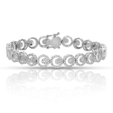 1.30 Carat Diamond Tennis Bracelet Neon Splash