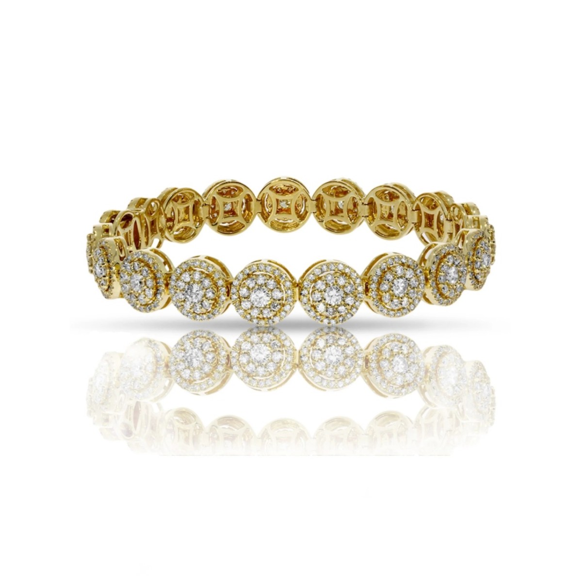 2.50 Carat Diamond Tennis Bracelet Mediterranean