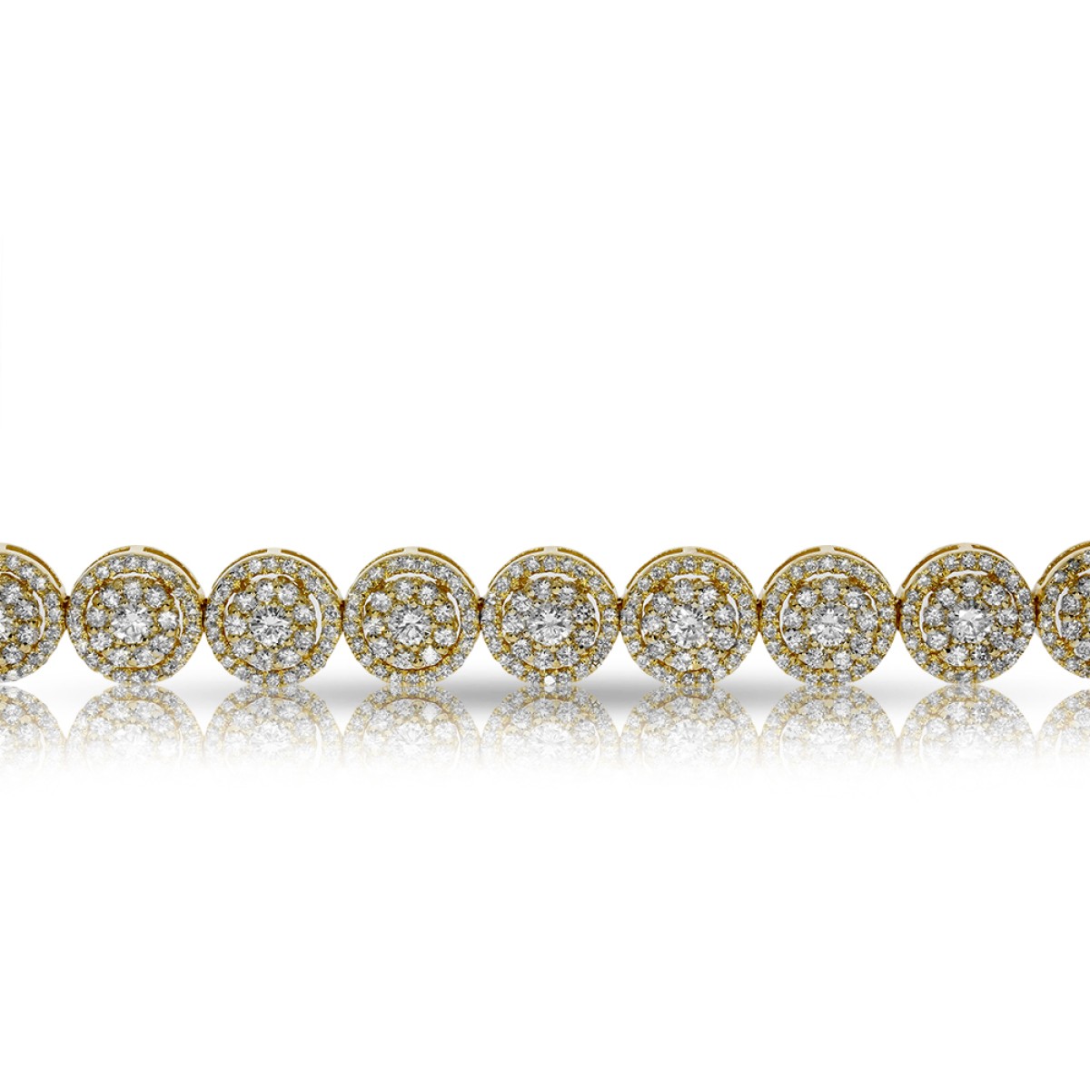 2.50 Carat Diamond Tennis Bracelet Mediterranean