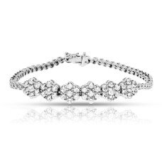 4 Carat Diamond Tennis Bracelet Violet