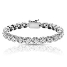 9 Carat Diamond Tennis Bracelet Starry Night