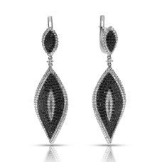 3.60 Carat Diamond Chandelier Earrings Coloral Moments