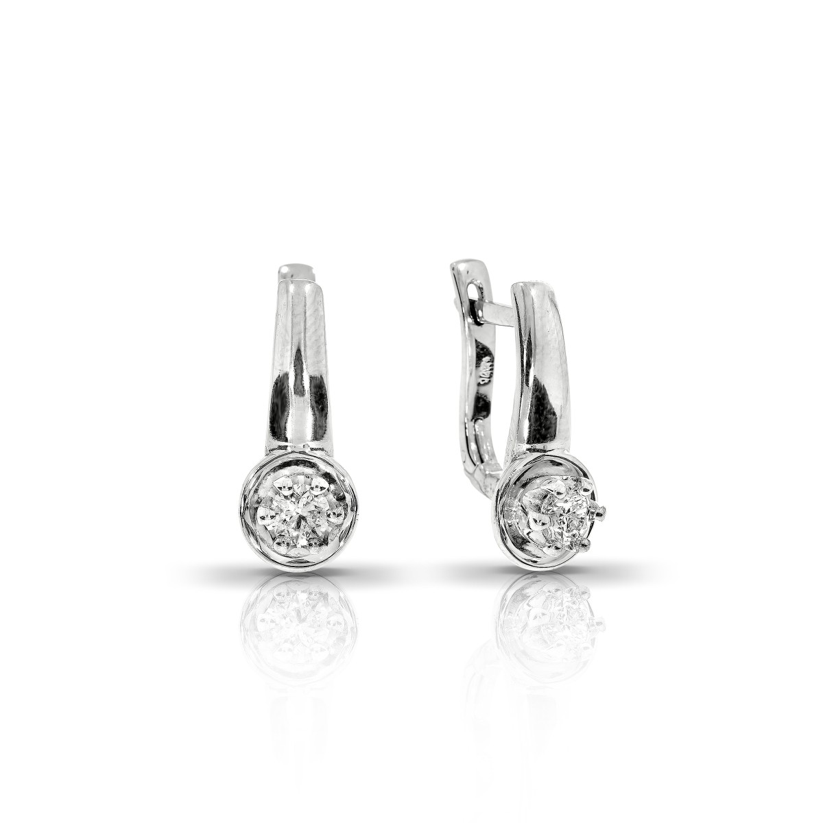 0.50 Carat Diamond Drop Earrings Ashley