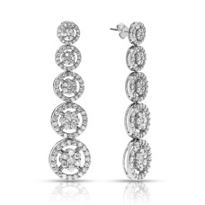 4 Carat Diamond Drop Earrings Summer Rain