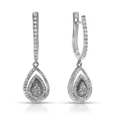 0.50 Carat Diamond Drop Earrings Beatrice