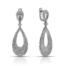 1 Carat Diamond Drop Earrings Endless Luxury