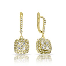 1.20 Carat Diamond Drop Earrings Twinkling Lights