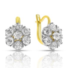 4 Carat Diamond Huggie Earrings Masterpiece