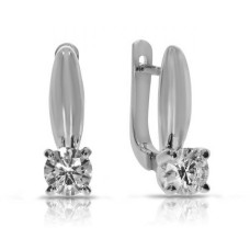 1 Carat Diamond Huggie Earrings Samantha