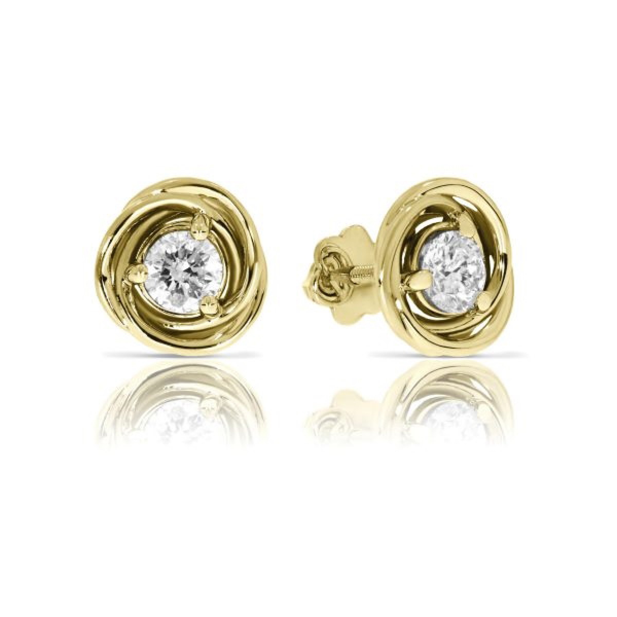 0.60 Carat Diamond Stud Earrings Eclipse