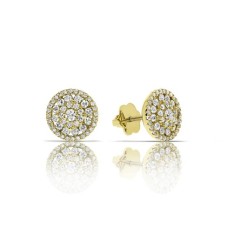 0.70 Carat Diamond Stud Earrings Galaxy