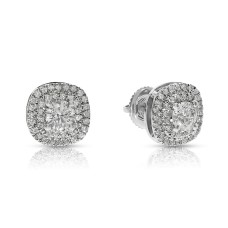 0.80 Carat Diamond Stud Earrings Butterfly