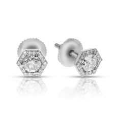 0.50 Carat Diamond Stud Earrings Radiance