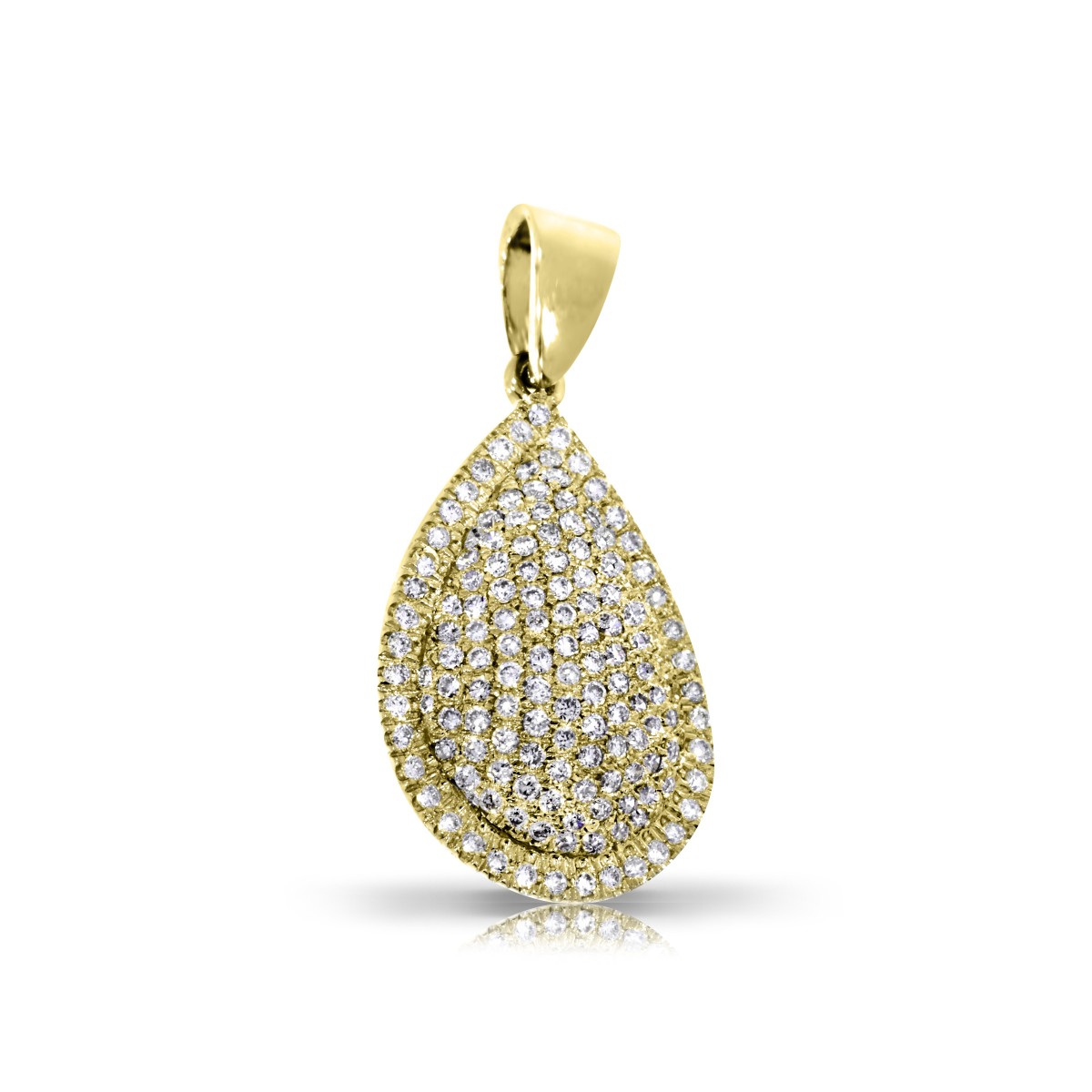 1 Carat Diamond Pear Pendant Sparkle Show