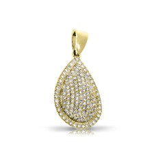 1 Carat Diamond Pear Pendant Sparkle Show