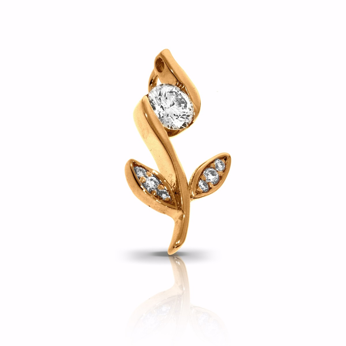 0.30 Carat Diamond Flower Pendant Bloom