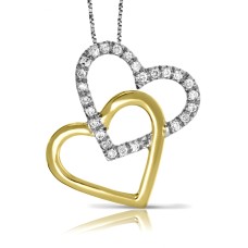 0.35 Carat Diamond Heart Pendant J'Adore