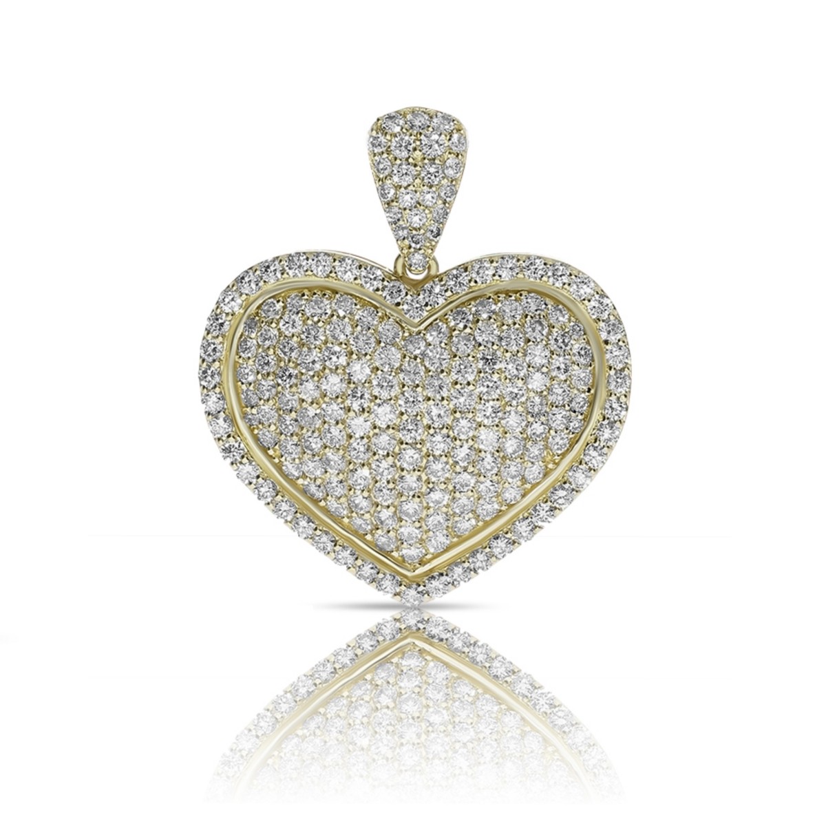 2.32 Carat Diamond Pendant Hearty Heart