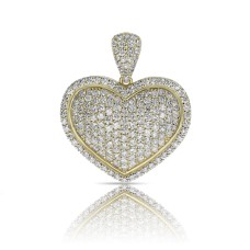 2.32 Carat Diamond Pendant Hearty Heart
