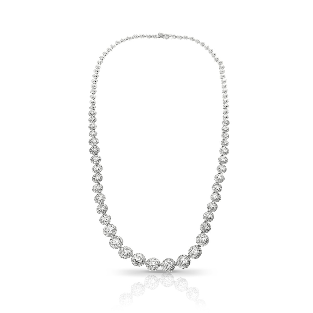 7 Carat Diamond Necklace Angelica