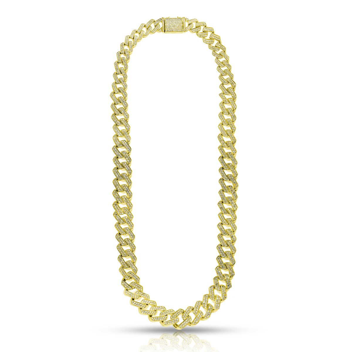 23 Carat Mens Cuban Chain Hephaestus