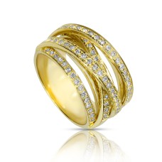 0.80 Carat Diamond Eternity Ring Dynamic Dance