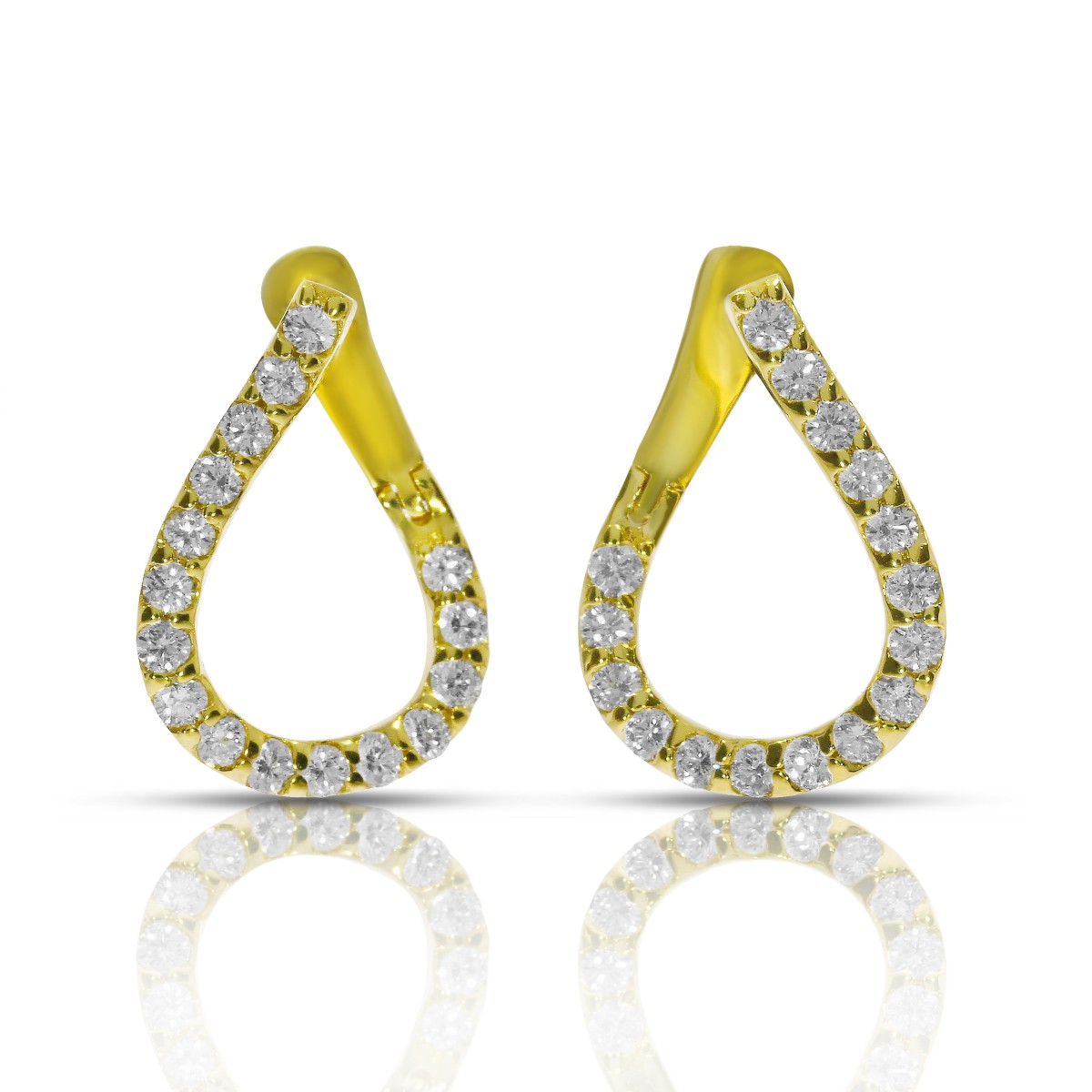 1.40 Carat Diamond Drop Earrings Diana