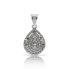 0.50 Carat Diamond Pear Pendant Memento