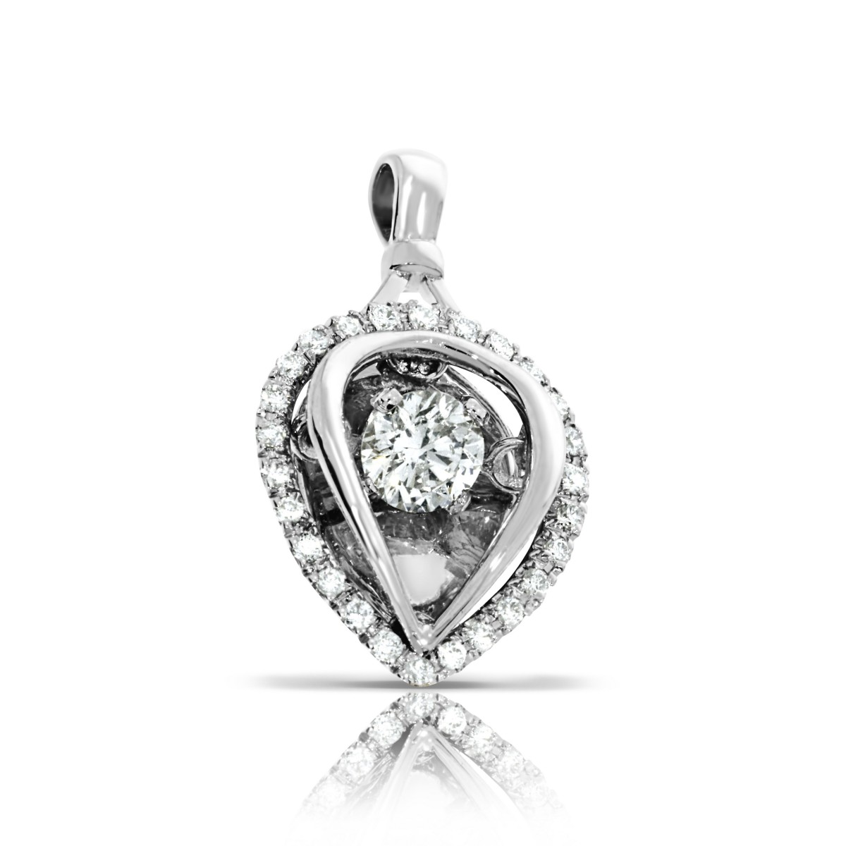 0.50 Carat Diamond Pendant Compass