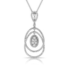 1.30 Carat Diamond Pendant Floret