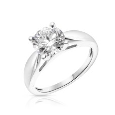 2 Carat Diamond Solitaire Ring Leia Ring