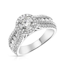1.90 Carat Diamond Halo Ring Marie