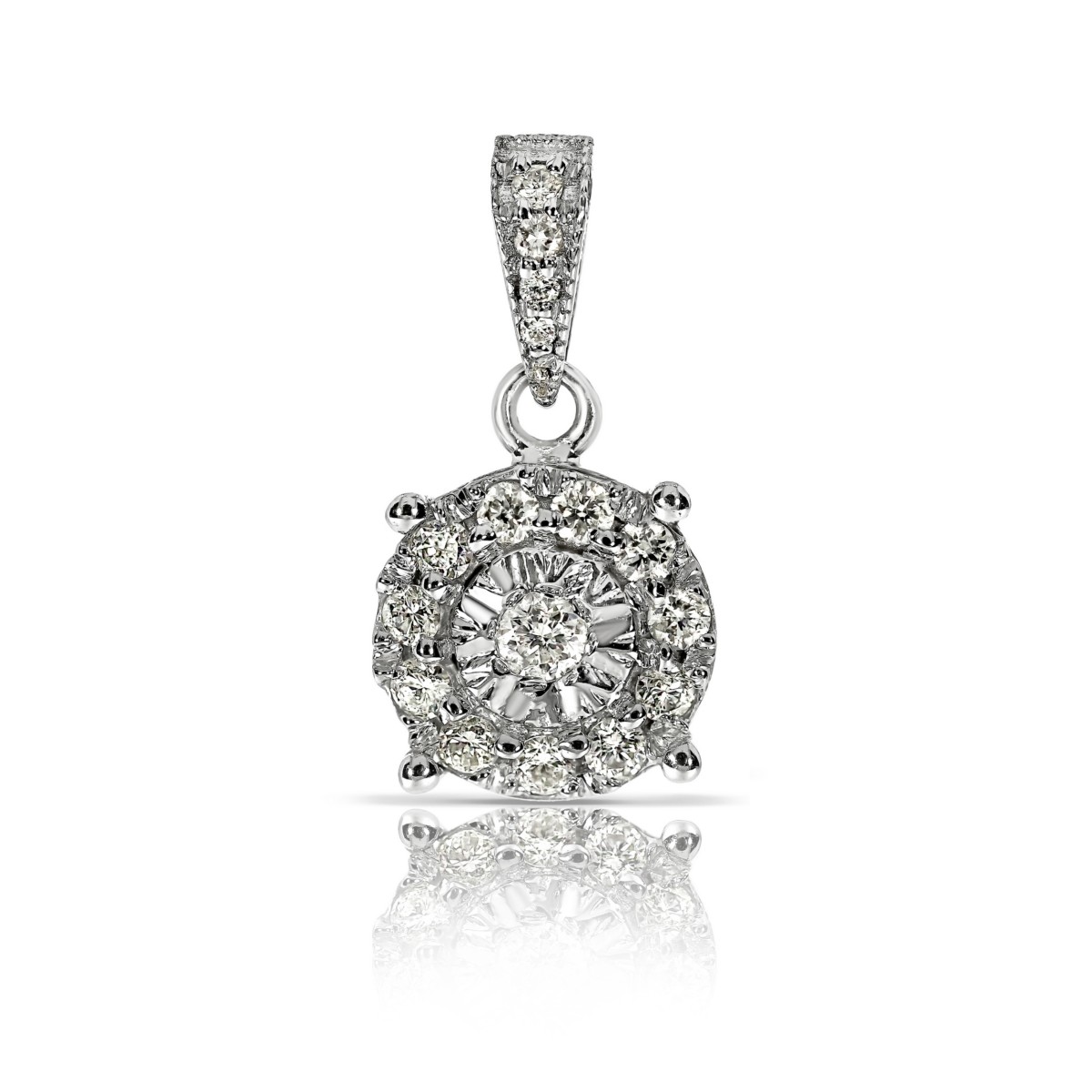 0.20 Carat Diamond Circle Pendant Assol