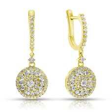 2 Carat Diamond Drop Earrings Persistent Shine