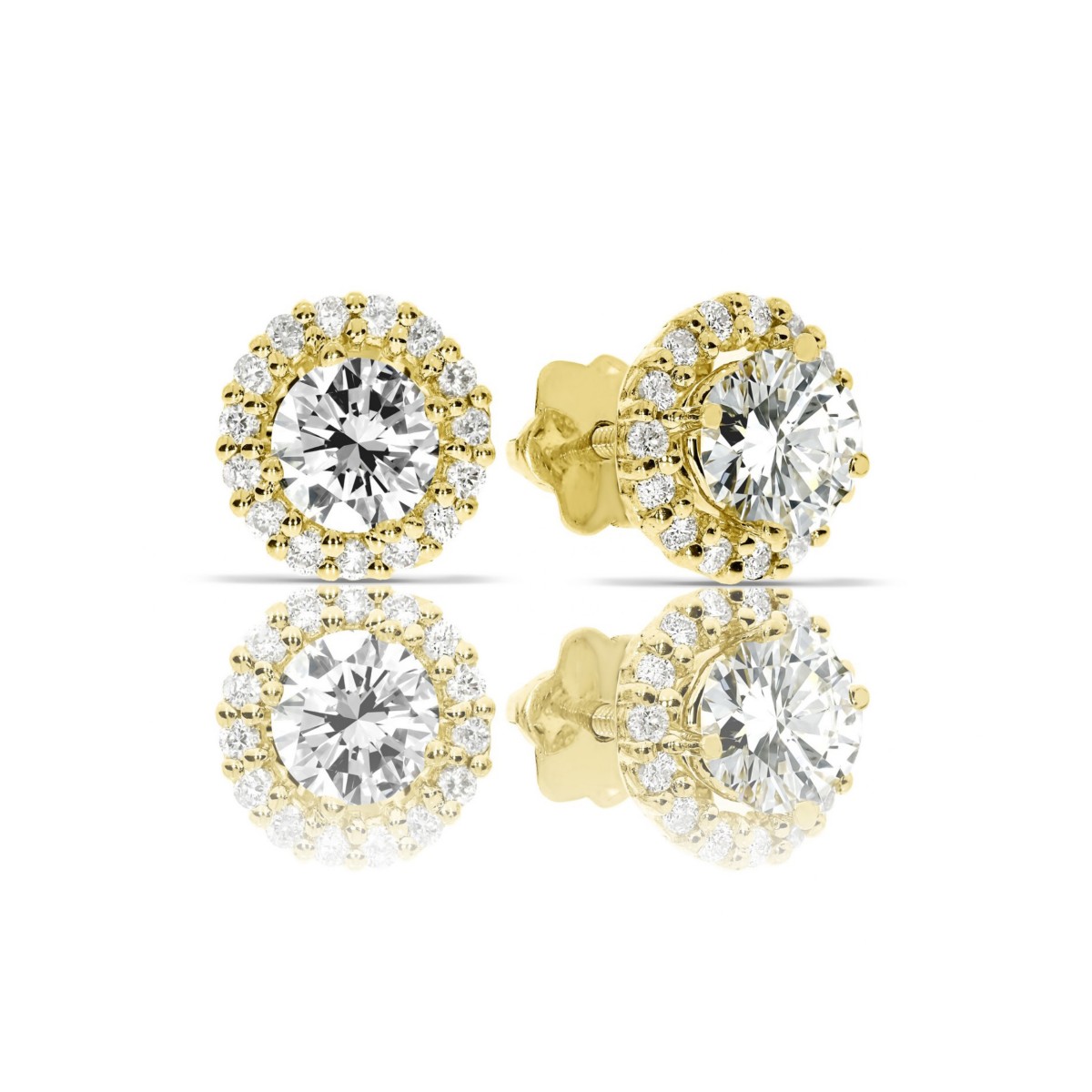 0.80 Carat Diamond Stud Earrings Elegance