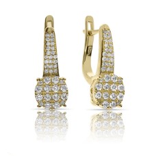 0.70 Carat Diamond Drop Earrings Serenity