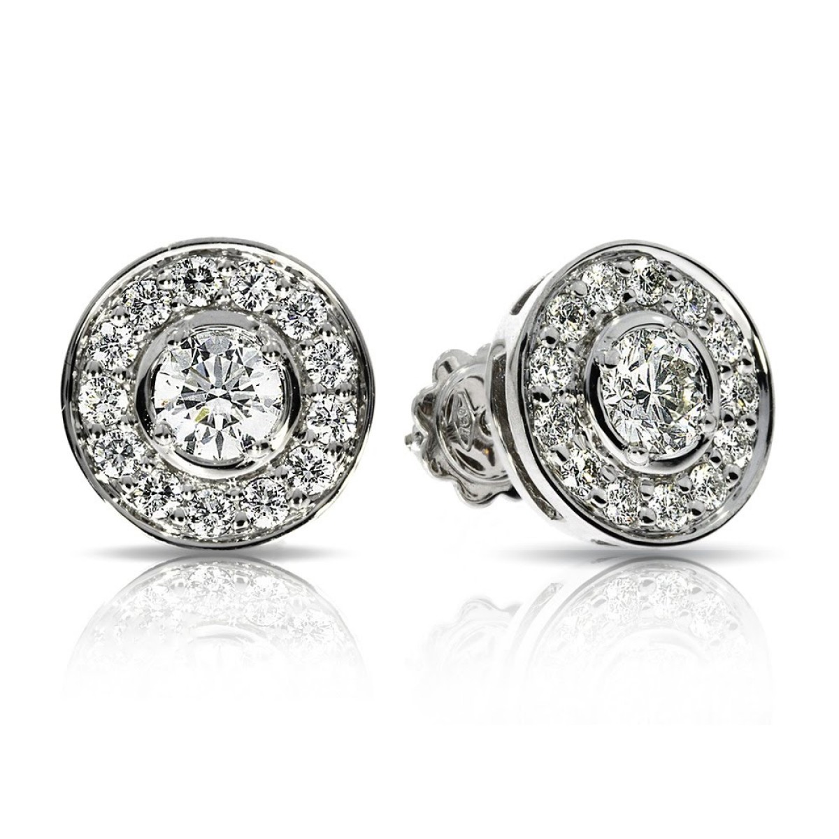 1.70 Carat Diamond Stud Earrings Stardust