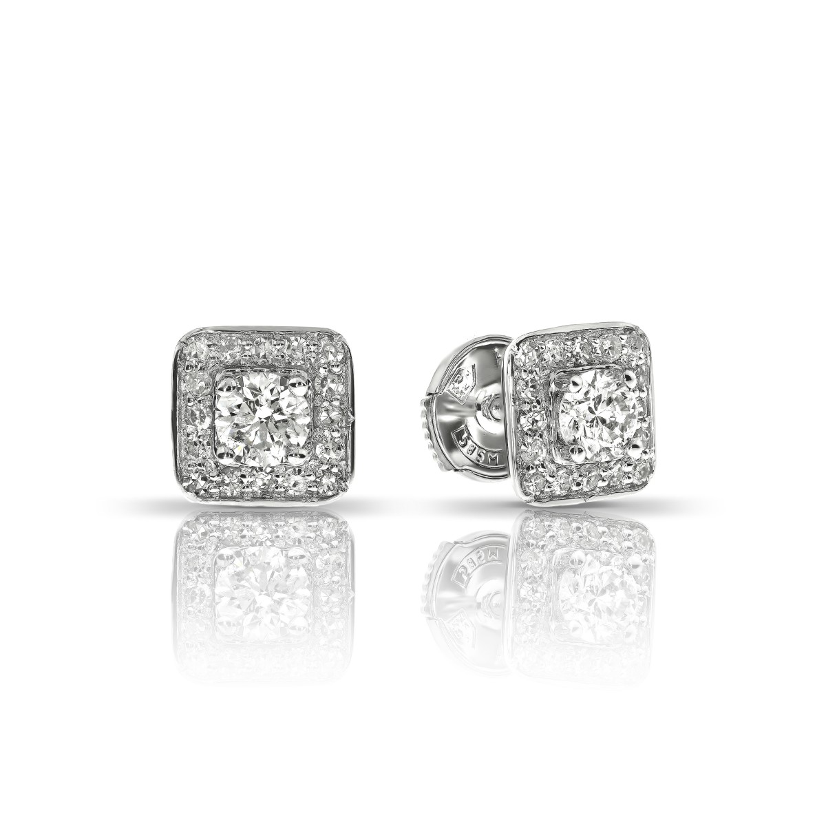 0.50 Carat Diamond Stud Earrings Brilliance