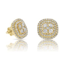 1 Carat Diamond Stud Earrings Rhapsody