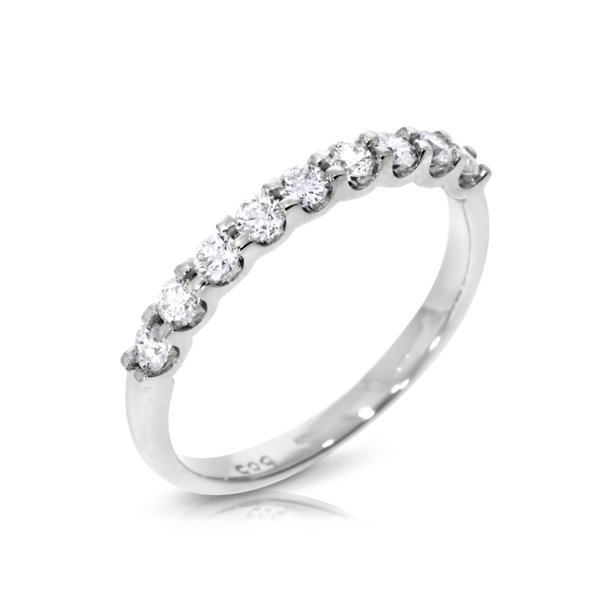 0.30 Carat Diamond Eternity Ring Beautiful Riviera Pave