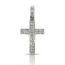 0.10 Carat Diamond Cross Pendant Peacefulness