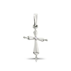 0.03 Carat Diamond Cross Pendant Oneness