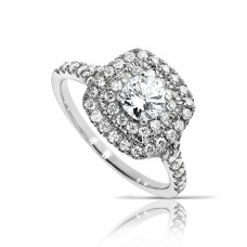 1 Carat Diamond Halo Ring Katrin