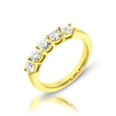 1 Carat Diamond Five-Stone Ring Light of Love